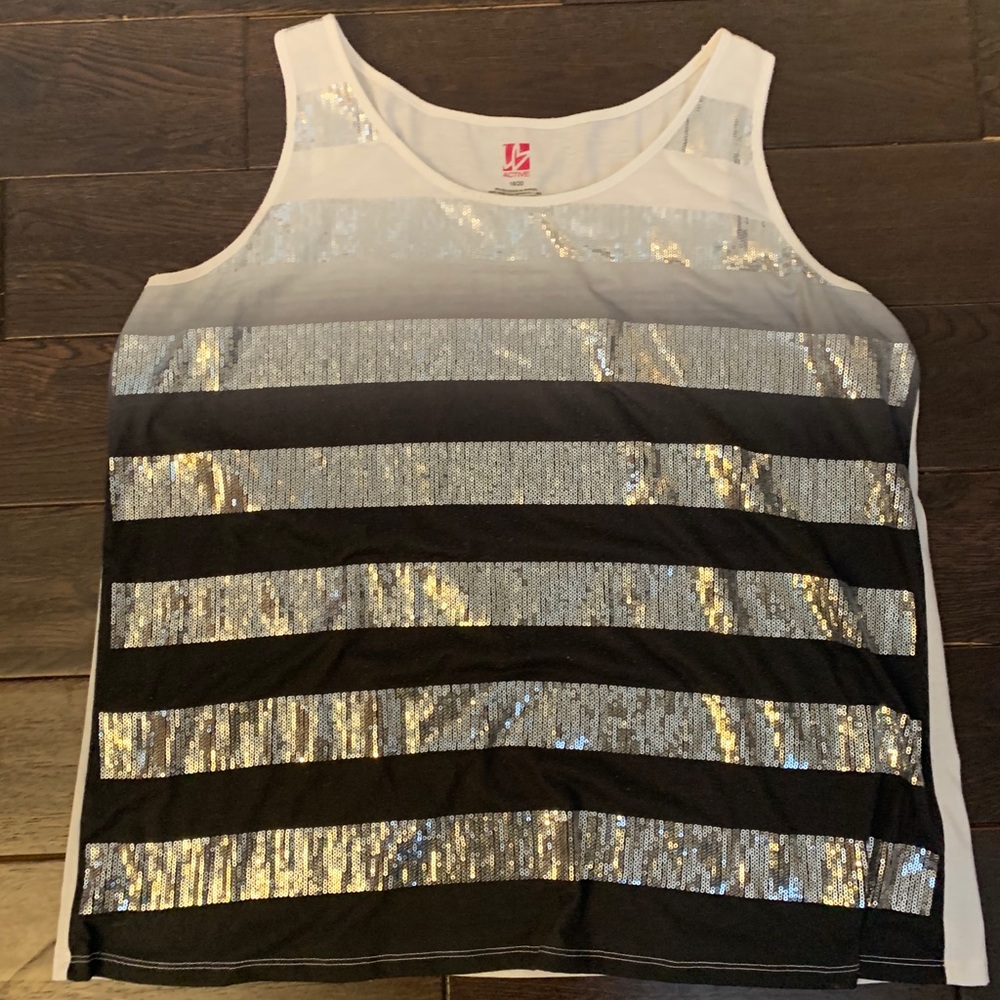 Sequined Ombré Tank